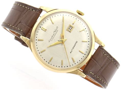 iwc 853 1359309|IWC Schaffhausen Vintage in 18k Yellow Gold 34mm Automatic .